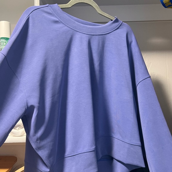 lululemon athletica Tops - Lululemon Perfectly Oversized Cropped Crew